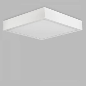 Plafoniera moderna alba patrata cu led 3000k Saona Superficie XL