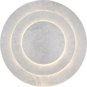 Globo 48465-40S - Plafonieră LED HEDA 40W/230V 3000K Ø 49 cm argintie