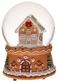 Figurină muzicală din polirășină (înălțime 14,5 cm) Snowy House – Dakls