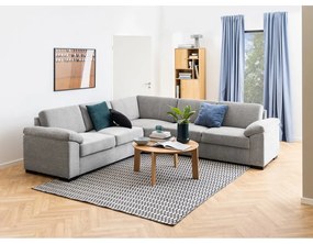 Bibliotecă în culoare naturală cu aspect de lemn de stejar 61x180 cm Rangoon – Actona