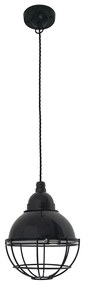 Pendul design industrial Claire negru 62802