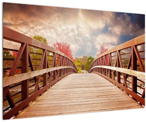 Tablou - pod din lemn (90x60 cm)