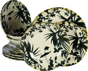 Farfurie Desert Summer 55 Negru ( 20 cm diametru)