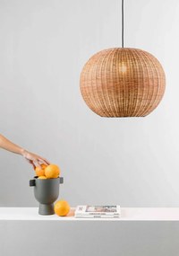 Lustra / Pendul suspendat design natural din ratan HAKA 53cm