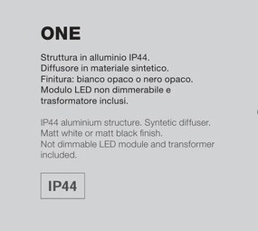 Aplica de perete LED pentru oglinda baie IP44 One alb