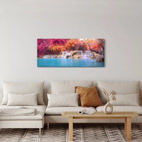 Tablou lagyna turcuaz, Laos, Tat Kuang Si (120x50 cm)