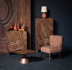 Set bufet si cabinet din lemn de mango Illusion