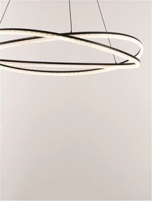Lustra LED CCT moderna cu telecomanda OPEHLIA negru