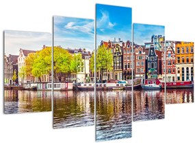 Tablou - Case dansatoare, Amsterdam (150x105 cm)