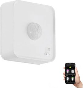 Eglo 33236 - Senzor de mișcare pentru exterior CONNECT SENSOR, alimentare 3xAA, rază de detecție 12 m, alb, IP44