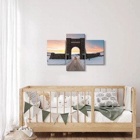 Tablou cu poarta, Yellowstone (90x60 cm)