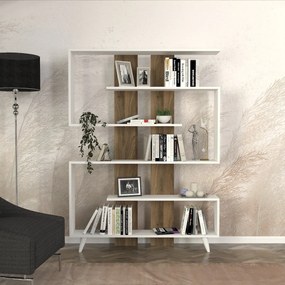 Biblioteca Rain White Walnut