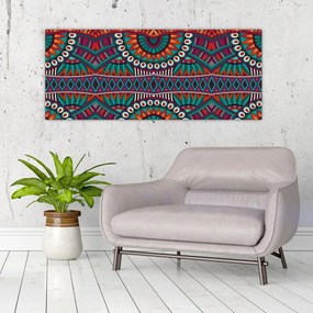 Tablou cu bastracție ornamentală (120x50 cm)