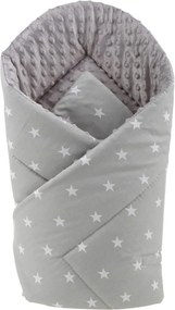 ShopJK FAȘĂ ÎNFĂȘAT COPII CU DOUĂ FEȚE - MINKY MICI STELE