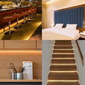 Bandă LED solară dimabilă Aigostar LED/5W/3,2V 5 m 2700K IP65 + telecomandă