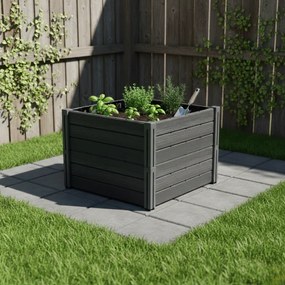 Strat înălțat BASE PLANT, 61x61x46cm, antracit Prosperplast