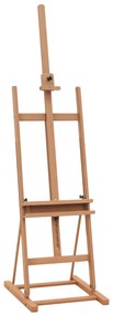 Vinsetto Sevalet Pictura Mare din Lemn de Fag, Sevalet  pentru Desen Reglabil cu Compartiment Depozitare, 53x50.5x171-230cm | Aosom Romania