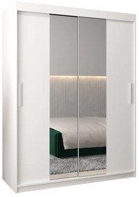 Dulap de haine 150 cm Toki 1 (alb mat + alb mat). 1064901