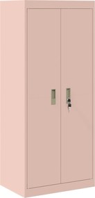 vidaXL Dulap de depozitare Roz 60 x 40 x 140 cm Oțel