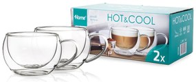 Pahare termo cappuccino 4Home Hot&Cool 280 ml, 2 buc.
