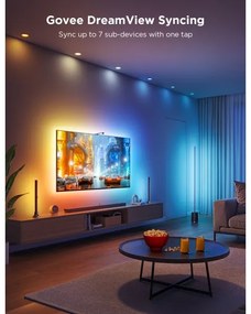 SET 2x Govee Backlight TV 55-65" SMART LED retroiluminare RGBICW Wi-Fi