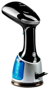 Fier de calcat vertical, Hausberg HB-7900NG, 1600W, rezervor detasabil 220 ml, Negru/Albastru