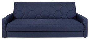 Canapea Extensibila Click-Clack Mariana Matlasat Malmo 79, Albastru, 216 X 86 Cm