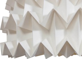 Corp de iluminat suspendat ORIGAMI din hartie 26 cm, crem