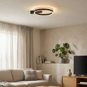 Plafoniera LED moderna Arte Top 15W+15W CCT Switch Bk