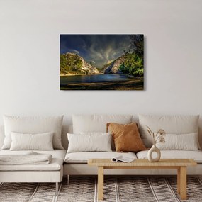 Tablou peisajului cu lac (90x60 cm)