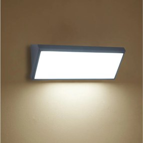 Brilagi - Aplică LED de exterior cu senzor TRIANGLE LED/42W/230V antracit IP65
