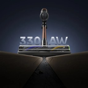 La mâna a doua: Aspirator vertical Dreame Essential V30 VVV21A, 880 W, 30 000 Pa, 90 min, 0,6 l, HEPA H14, OmniX™ 2.0, Recunoastere a tipurilor de murdarie, Pliabil, Negru/Bronz