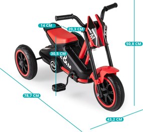 Tricicletă pentru copii roșie