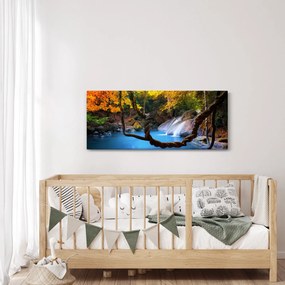 Tablou - Cascade din Asia (120x50 cm)