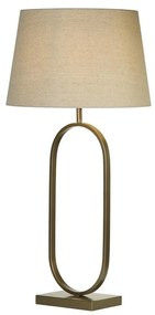 Veioza/Lampa de masa decorativa Modish bronz/natur