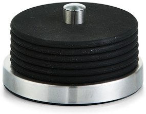 Suport pentru pahar, suport din silicon - 6 bucăți în set, ZELLER, negru