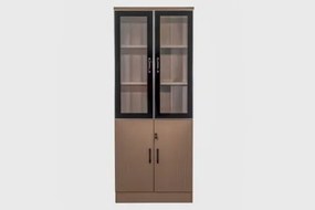 Dulap birou 0.8m, culoare stejar, PAL, YF006-40-2d