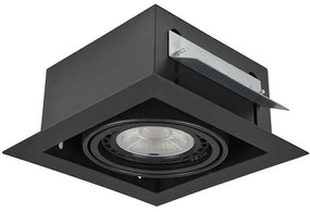 Spot incastrat tavan/plafon NOVA 1 negru