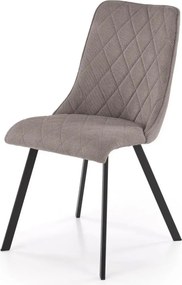 Scaun K561, gri/negru, stofa clasica/metal, 44x58x85 cm