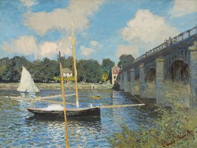 Reproducere The Bridge at Argenteuil (1874), Claude Monet