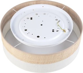 Plafonieră LED SIRJA BOHO LED/36W/230V Ø 45 cm bej/crem