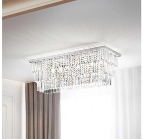 Ideal Lux - Plafonieră MARTINEZ 8xE14/40W/230V