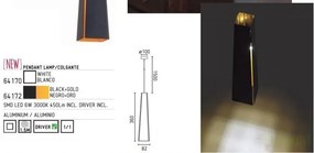 Pendul modern inaltime 186cm LED Pluma 64172