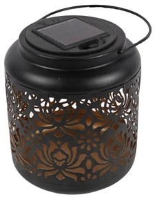 Lampa solara neagra SHADY BLOOM 13,5 cm