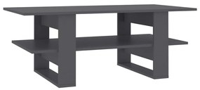 800542 vidaXL Măsuță de cafea, gri, 110 x 55 x 42 cm, PAL