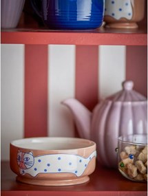 Boluri mici maro deschis 4 buc. din gresie Missy – Bloomingville