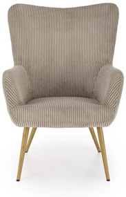 Fotoliu Amaro velvet gri H97 cm