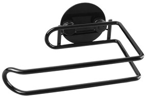 Suport pentru hartie igienica AWD Interior Chavez, otel, negru, 14,7 x 6 x 10 cm