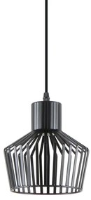 Lustră pe cablu DOLIA 1xE27/40W/230V d. 18 cm negru Zuma Line A8079-BK