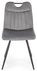 Scaun de bucaterie Olindo, gri